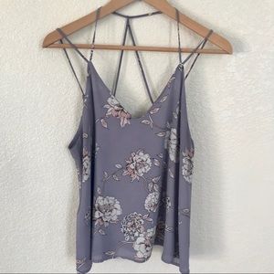 3/$20 Floral tank top/blouse